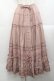 画像1: PINK HOUSE / 綿レース使いアンティークギンガムスカート  ピンクチェック I-25-10-29-083-LO-SK-SA-ZI (1)