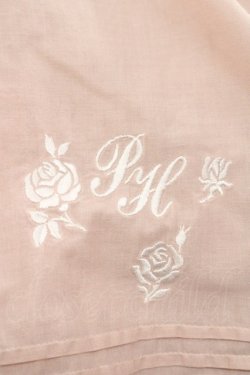 画像3: PINK HOUSE / モノグラムロゴ刺繍入りドロワーズ  ピンク I-25-10-29-085-LO-PA-SA-ZI