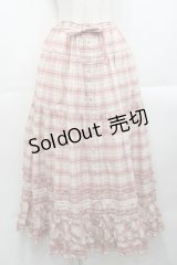 PINK HOUSE / オリジナルチェックスカート  ピンクチェック I-25-10-29-087-LO-SK-SA-ZI