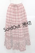 PINK HOUSE / オリジナルチェックスカート  ピンクチェック I-25-10-29-088-LO-SK-SA-ZI