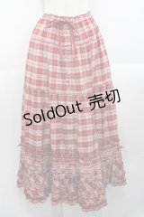 PINK HOUSE / オリジナルチェックスカート  ピンクチェック I-25-10-29-088-LO-SK-SA-ZI