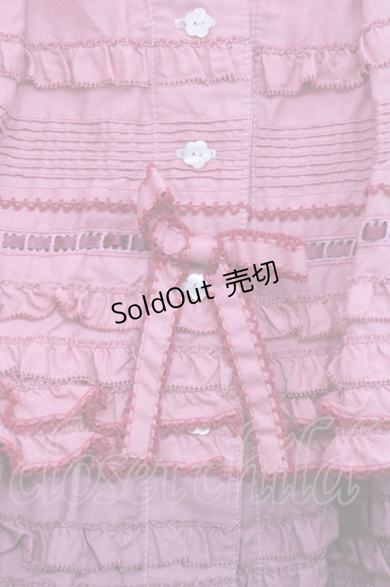画像3: PINK HOUSE / 段々ピコフリルフリルスカート  ピンクグラデーョン I-25-10-29-089-LO-SK-SA-ZI (3)