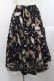 画像1: PINK HOUSE / フラッフィー・キティーズプリントスカート  ブラック I-25-10-29-090-LO-SK-SA-ZI (1)