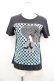 画像1: SEXY DYNAMITE LONDON / ドットプリントTシャツ XS ブラック I-25-10-29-013-PU-TS-SA-ZI (1)