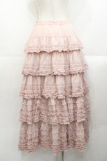 画像2: PINK HOUSE / ローンフリルスカート  ピンク I-25-10-29-091-LO-SK-SA-ZI (2)
