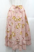 PINK HOUSE / ひな菊ロンドプリントスカート  ピンク I-25-10-29-092-LO-SK-SA-ZI