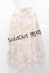 PINK HOUSE / ひな菊ロンドプリントスカート  ピンク I-25-10-29-092-LO-SK-SA-ZI