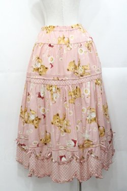 画像2: PINK HOUSE / ひな菊ロンドプリントスカート  ピンク I-25-10-29-092-LO-SK-SA-ZI