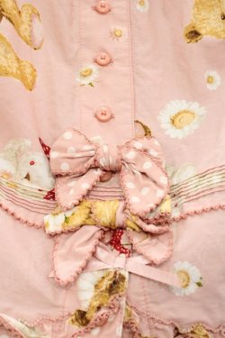 画像4: PINK HOUSE / ひな菊ロンドプリントスカート  ピンク I-25-10-29-092-LO-SK-SA-ZI