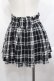 画像2: michellMacaron / 美脚ツイードスカパン  黒X白 I-25-10-29-095-LO-SK-SA-ZI (2)