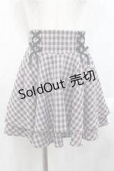 Rojita / サイドレースアップスカパン  ピンクＸ黒チェック I-25-10-29-096-LO-SK-SA-ZI