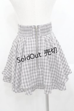 画像2: Rojita / サイドレースアップスカパン  ピンクＸ黒チェック I-25-10-29-096-LO-SK-SA-ZI