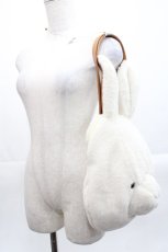 画像2: PINK HOUSE / クッキーラビッツ顔ぐるみバッグ  白 I-25-10-29-101-LO-BG-SA-ZI (2)