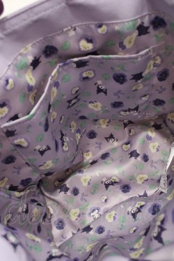 画像5: Maison de FLEUR / Kuromiフリルハンドルトート  ラベンダー I-25-10-29-102-LO-BG-SA-ZI