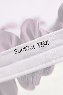 画像6: Maison de FLEUR / Kuromiフリルハンドルトート  ラベンダー I-25-10-29-102-LO-BG-SA-ZI