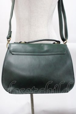 画像3: axes femme / 鍵穴多重ポケットショルダーバッグ  グリーン I-25-10-29-104-AX-BG-SA-ZI