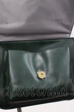 画像5: axes femme / 鍵穴多重ポケットショルダーバッグ  グリーン I-25-10-29-104-AX-BG-SA-ZI