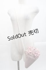 Maison de FLEUR / ブーケショルダーバッグ  ピンク I-25-10-29-106-LO-BG-SA-ZI
