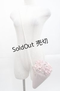 Maison de FLEUR / ブーケショルダーバッグ  ピンク I-25-10-29-106-LO-BG-SA-ZI