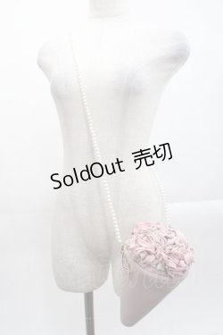 画像1: Maison de FLEUR / ブーケショルダーバッグ  ピンク I-25-10-29-106-LO-BG-SA-ZI