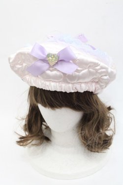 画像1: Nile Perch / ハートレースリボンベレー  ピンクXブルーXラベンダー I-25-10-29-107-LO-AC-SA-ZI