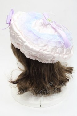 画像2: Nile Perch / ハートレースリボンベレー  ピンクXブルーXラベンダー I-25-10-29-107-LO-AC-SA-ZI