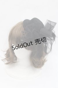 GOTHPUNKその他(買取対象外) / チュールミニハット  黒 I-25-10-29-109-PU-AC-SA-ZI
