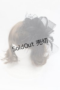 GOTHPUNKその他(買取対象外) / チュールミニハット  黒 I-25-10-29-110-PU-AC-SA-ZI