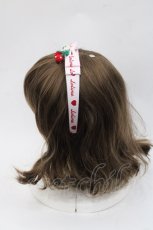 画像2: Lolime / Lolime logoリボンカチューシャ  ピンクＸ赤Ｘ緑 I-25-10-29-111-LO-AC-SA-ZI (2)