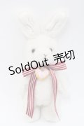 PINK HOUSE / クッキーラビッツぬいぐるみコサージュ  白 I-25-10-29-113-LO-ZA-SA-ZI