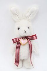 PINK HOUSE / クッキーラビッツぬいぐるみコサージュ  白 I-25-10-29-113-LO-ZA-SA-ZI