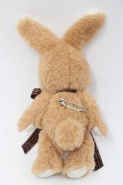 画像3: PINK HOUSE / クッキーラビッツぬいぐるみコサージュ  ブラウン I-25-10-29-114-LO-ZA-SA-ZI