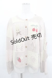 PINK HOUSE / クッキーラビットのカーディガン  ピンク I-25-10-29-018-LO-TO-SA-ZI