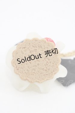 画像6: Q-pot. / イチゴおばケーキネックレス  白Ｘ赤Ｘ黒 I-25-10-29-116-QP-AC-SA-ZI