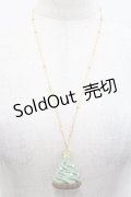 Q-pot. / クリスマスツリーカップケーキネックレス  グリーン I-25-10-29-118-QP-AC-SA-ZI