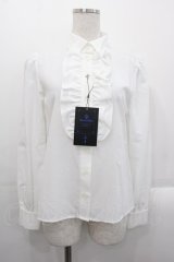 Moi-meme-Moitie / ウィングカラードレスシャツ 9号 白 I-25-10-29-002-MO-BL-SA-ZI