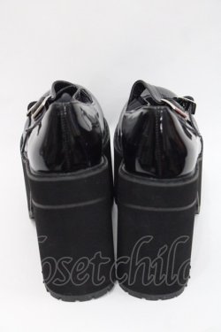 画像3: MA*RS / ダブルベルト厚底シューズ SS 黒 I-25-10-29-124-EL-SH-SA-ZI