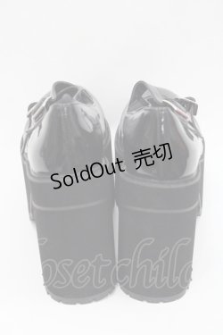 画像3: MA*RS / ダブルベルト厚底シューズ SS 黒 I-25-10-29-124-EL-SH-SA-ZI