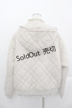 画像2: merry jenny / ナイロンフリルキルティングジャケット  ベージュ I-25-10-29-024-LO-JA-SA-ZI