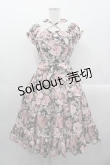 Victorian maiden / ローズゴブランポリーヌドレスワンピース  ブラック I-25-10-29-027-CL-OP-SA-ZI