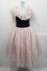 画像1: Selkie / En Pointe Silk Plie Dress S ピンクX黒 I-25-10-29-029-LO-OP-SA-ZI (1)