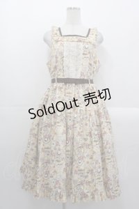 heavenly garden / アフタヌーンティージャンパースカート  アイボリー I-25-10-29-030-LO-OP-SA-ZI