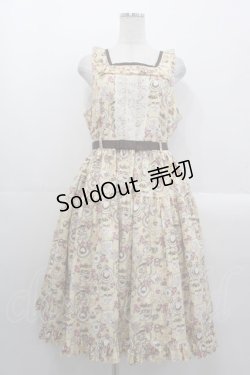 画像1: heavenly garden / アフタヌーンティージャンパースカート  アイボリー I-25-10-29-030-LO-OP-SA-ZI