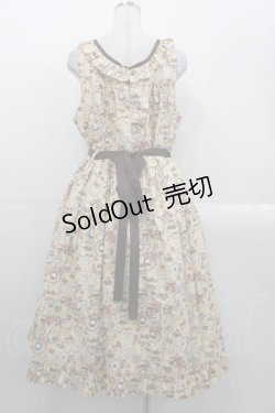 画像2: heavenly garden / アフタヌーンティージャンパースカート  アイボリー I-25-10-29-030-LO-OP-SA-ZI