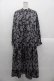 画像1: axes femme NOSTALGIE / ペイズリー×ドット柄ワンピース  黒 I-25-10-29-036-AX-OP-SA-ZI (1)