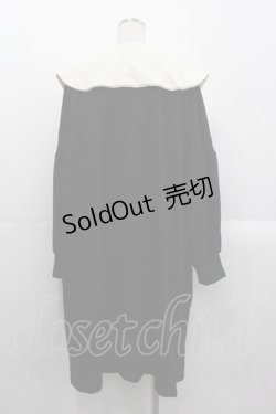 画像2: HEIHEI / スウェット刺繍ワンピース  黒Ｘアイボリー I-25-10-29-038-PU-OP-SA-ZI