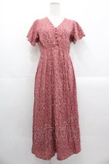 merry jenny / roseクロスワンピース  ピンク I-25-10-29-040-LO-OP-SA-ZI