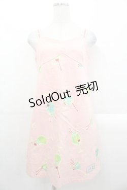 画像1: MILK / Baby Sodaキャミワンピース  ピンク I-25-10-29-041-ML-OP-SA-ZI