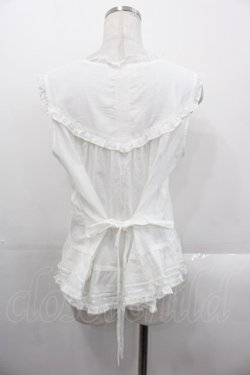 画像2: PINK HOUSE / チェリー刺繍使いローンブラウス  白X赤Xピンク I-25-10-29-004-LO-BL-SA-ZI