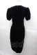 画像2: INGEBORG / 別珍半袖ワンピース  黒 I-25-11-04-054-LO-OP-SA-ZI (2)
